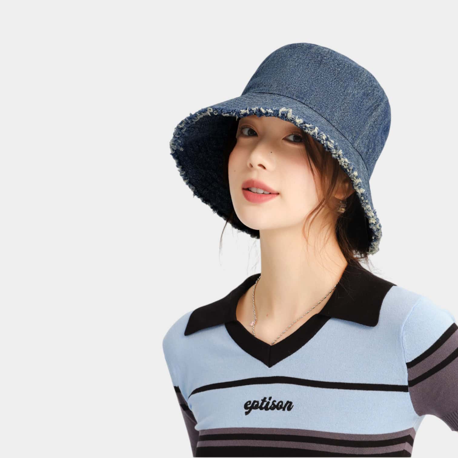 Damen Bucket Hat mit Textdruck – Bild 4