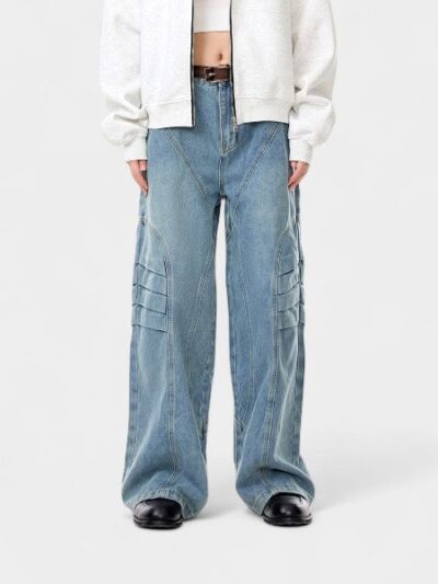 Damen Jeans mit Relaxed Fit/Loose Fit