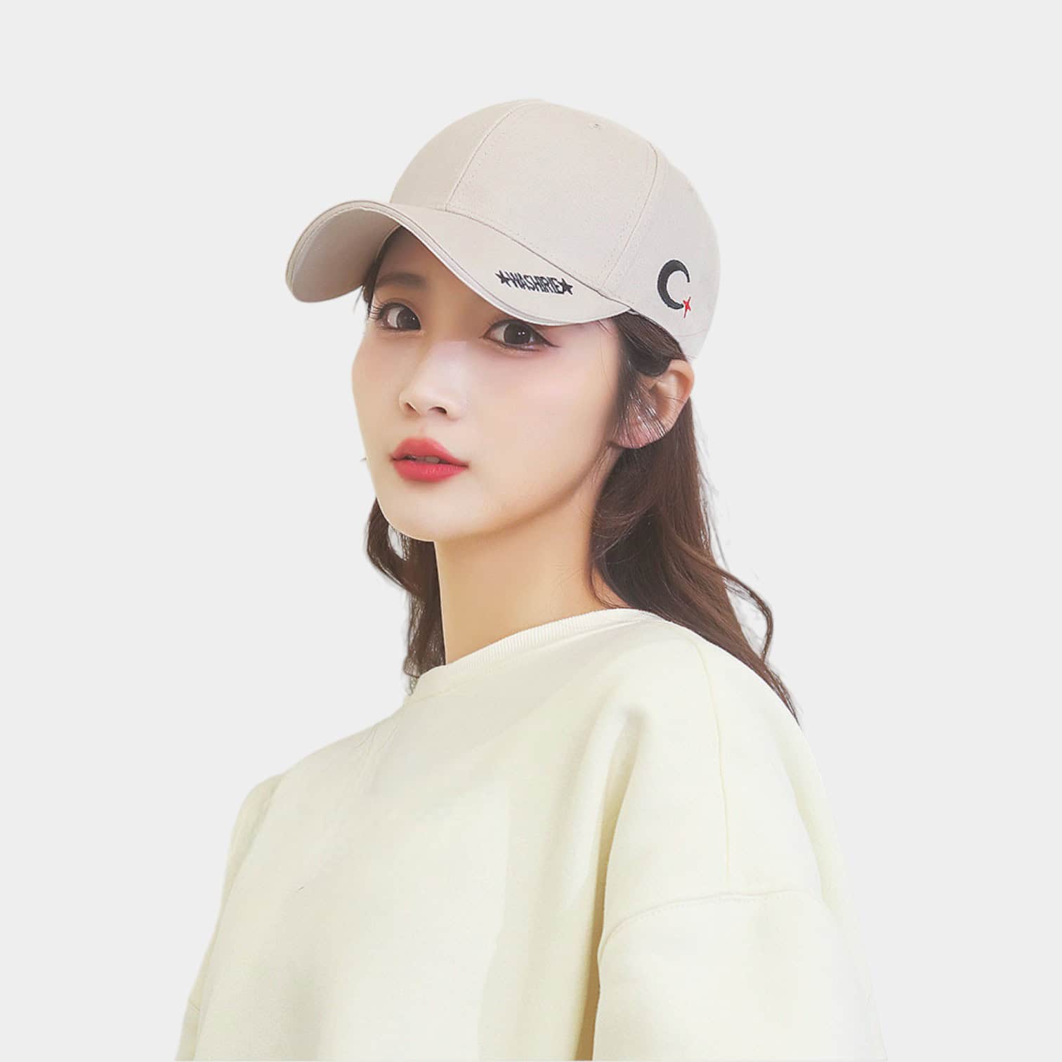 Damen Kappe mit Textdruck – Bild 2