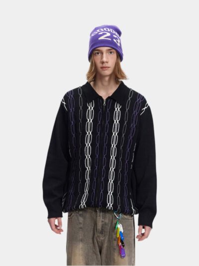 Unisex Regular Fit Langarm Strickpullover