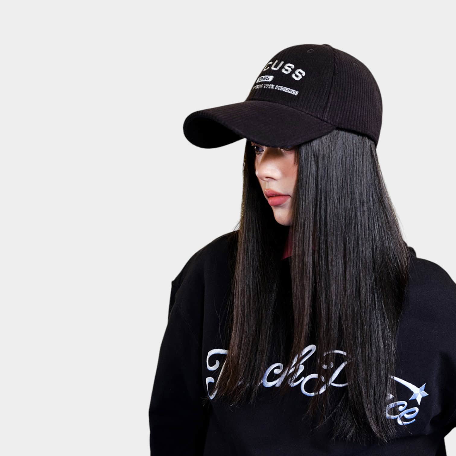 Damen Kappe mit Textdruck – Bild 3