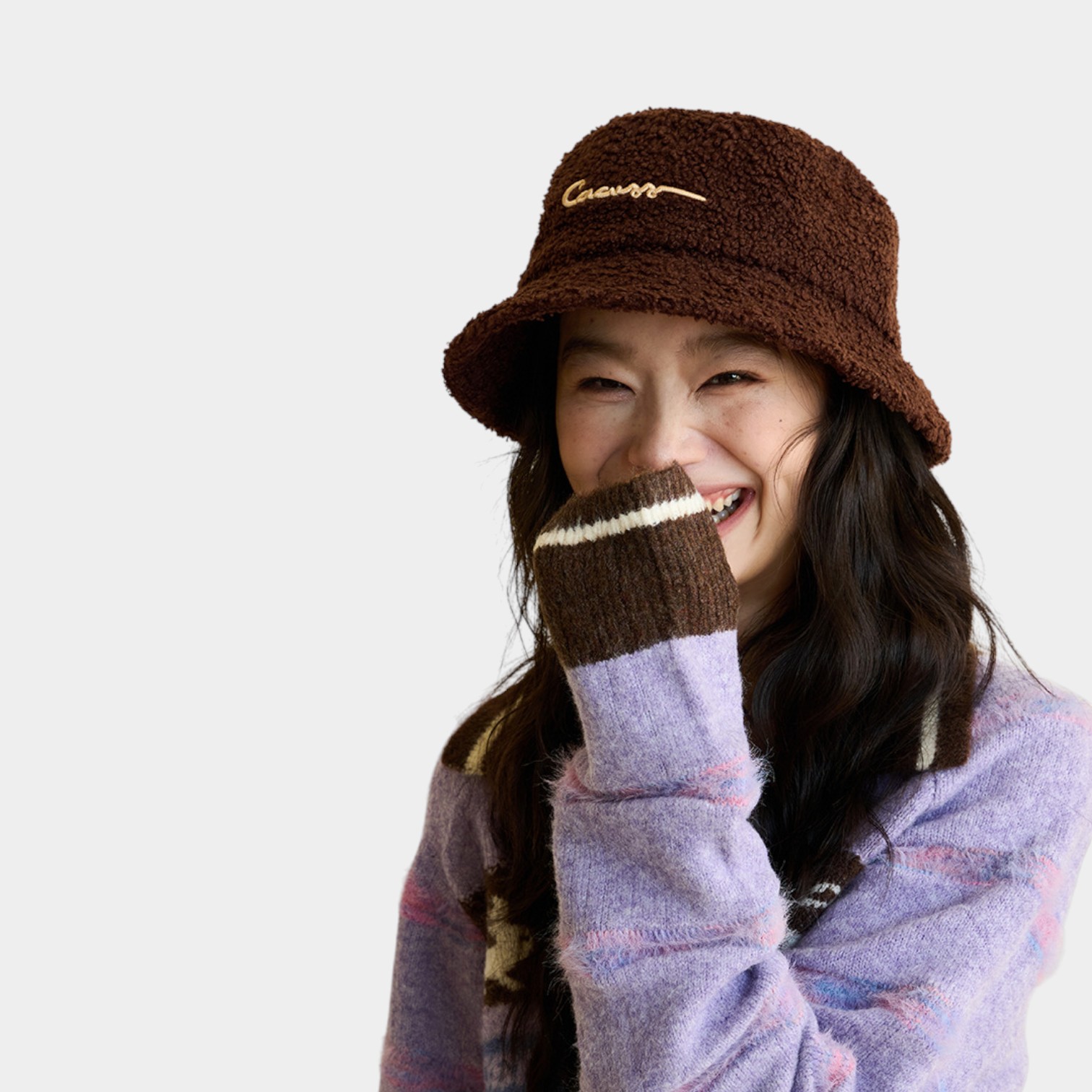 Damen Bucket Hat mit Textdruck – Bild 5