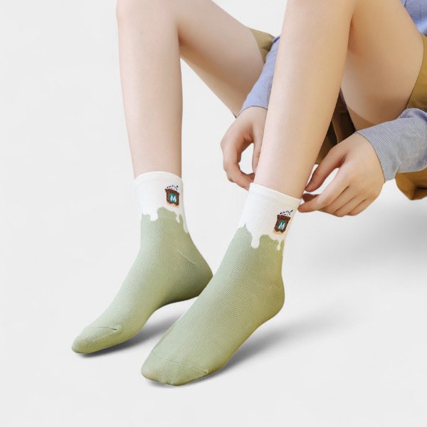 Damen Anime/Cartoon-Print Socken – Bild 2