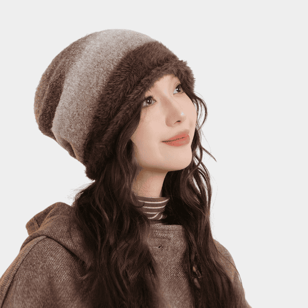 Gestreifte Damenmütze – Bild 3