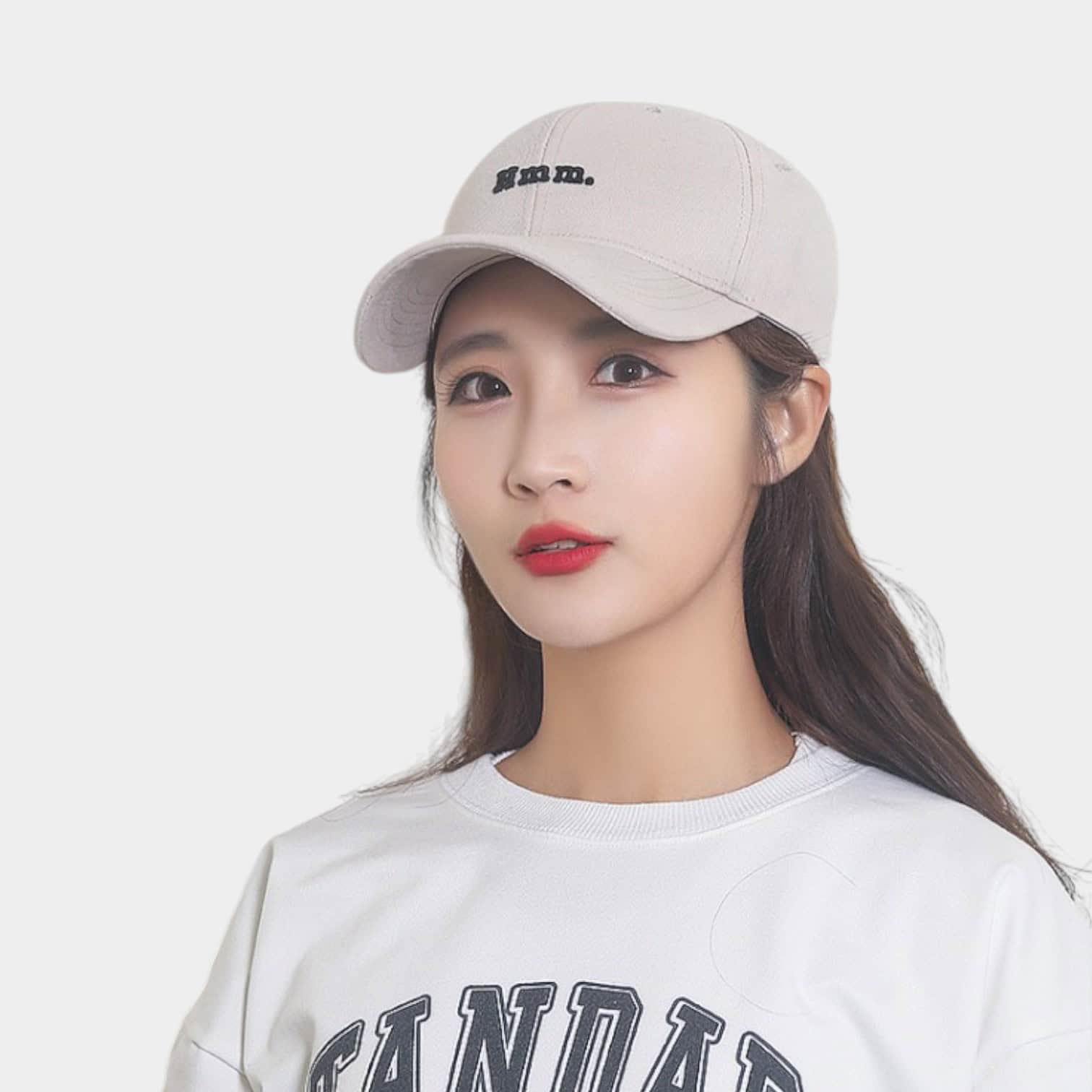 Damen Kappe mit Textdruck – Bild 2