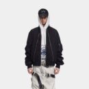 Unisex Bomberjacke mit langen Ärmeln in regulärer Passform