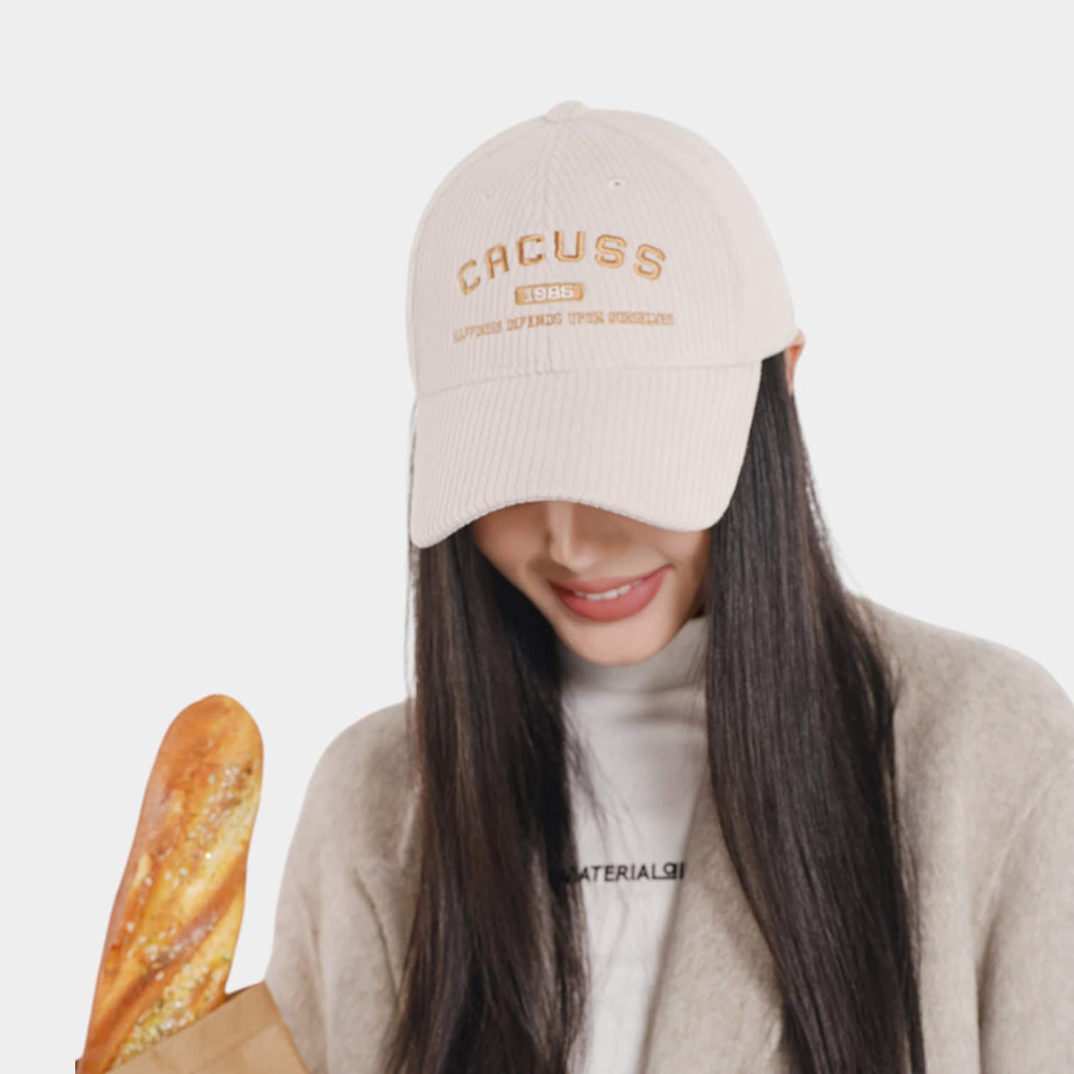 Damen Kappe mit Textdruck – Bild 2