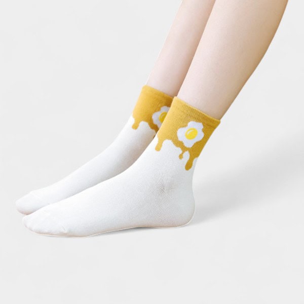 Damen Anime/Cartoon-Print Socken – Bild 4