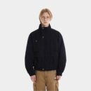 Unisex Bomberjacke mit langen Ärmeln in regulärer Passform