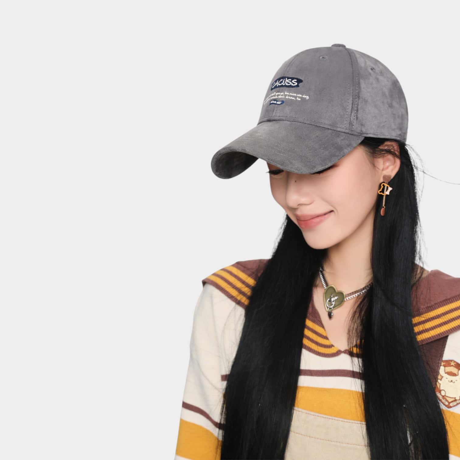 Damen Kappe mit Textdruck – Bild 4