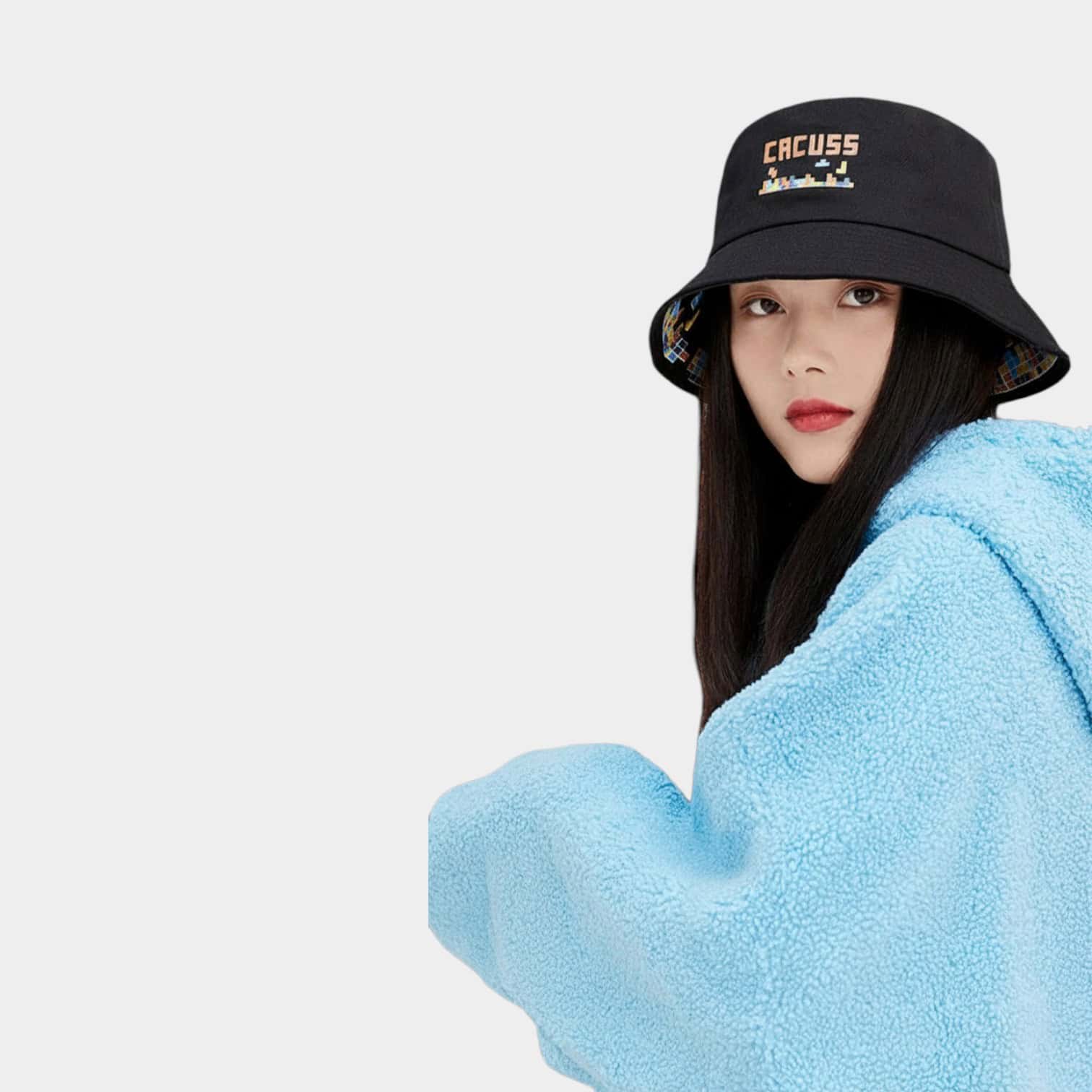 Damen Bucket Hat mit Textdruck – Bild 2